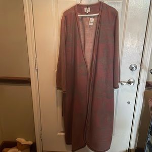 Beautiful full length J. Jill wrap coat XL, NWT